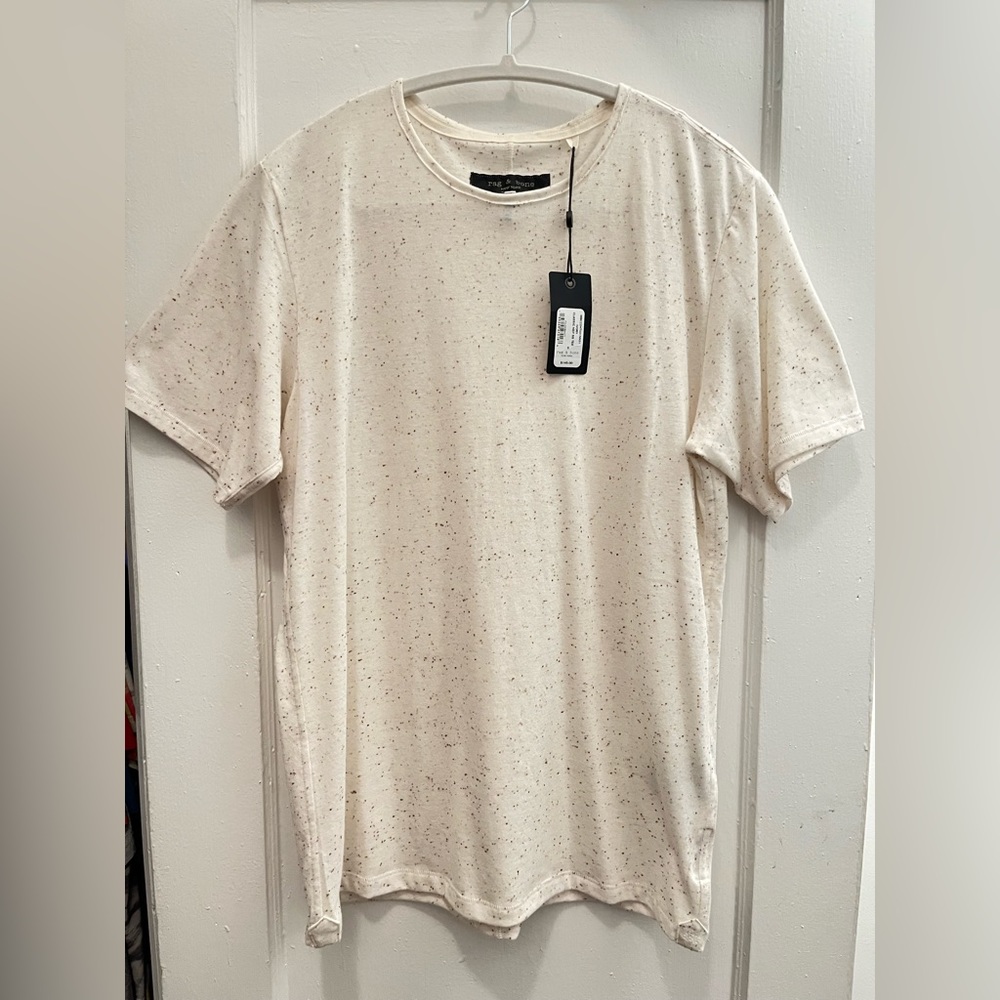 Rag & Bone -  Ivory Nep T-Shirt - Small NWT